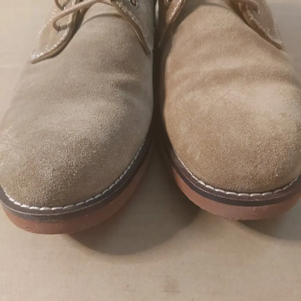 GH Bass & Co Men's Brown Suede Leather Shoes 8 Grandpacore Classic Heritage